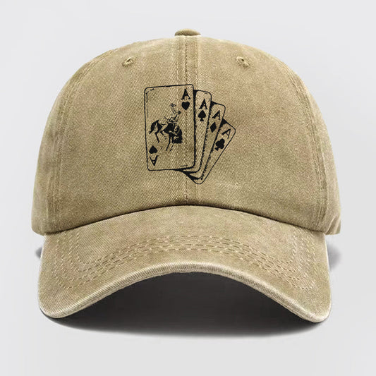 Ace Cowboy Punchy Washed Baseball Cap