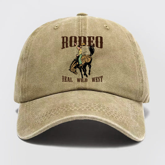 Rodeo Real Wild West Washed Baseball Cap