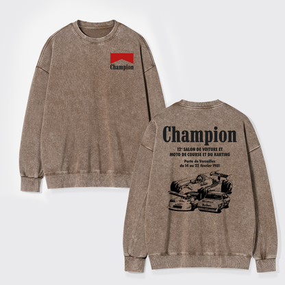 Paris Passion Racing Washed Sweatshirts