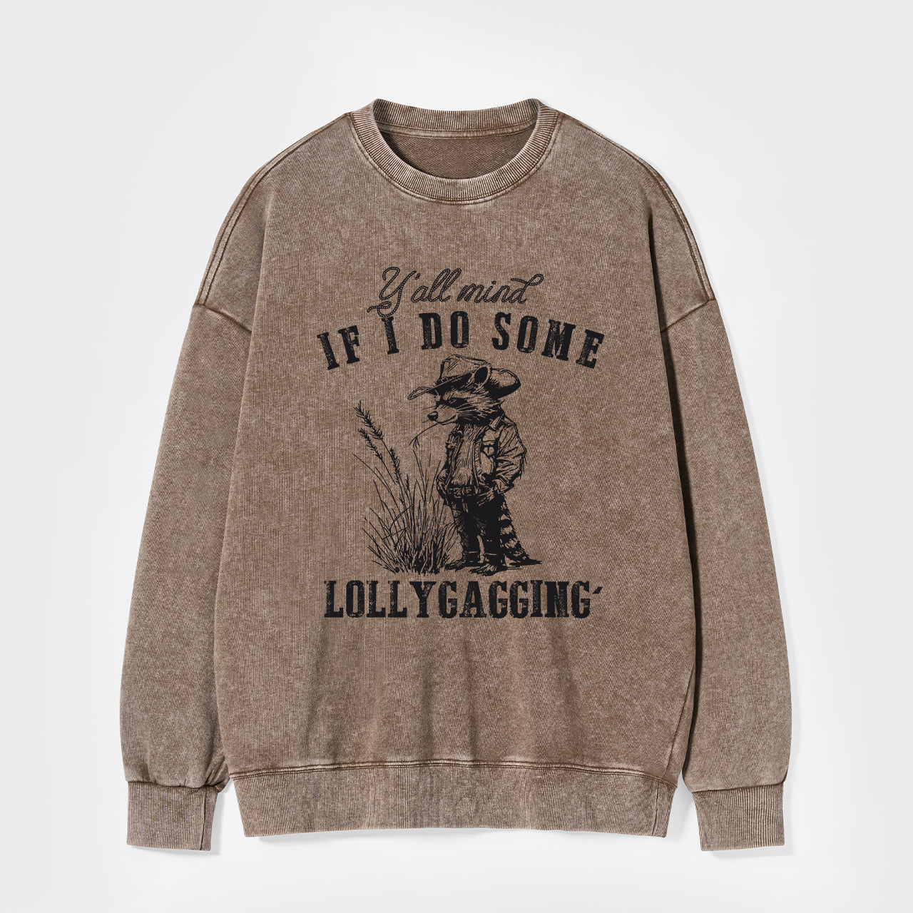 I Don't Think You'll Mind If I Take A Break Washed Sweatshirts