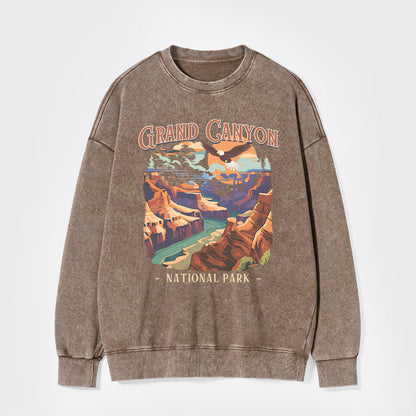 Vintage Grand Canyon National Park Washed Sweatshirts