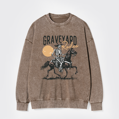 Graveyard Rodeo Washed Sweatshirts