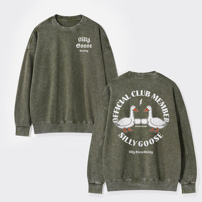 Goose Bump Club Washed Sweatshirts