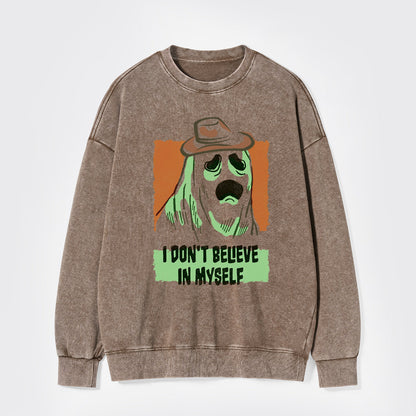 Halloween Ghosts in Therapy Washed Sweatshirts