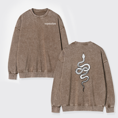 Reputation Look What You Made Me Do Washed Sweatshirts