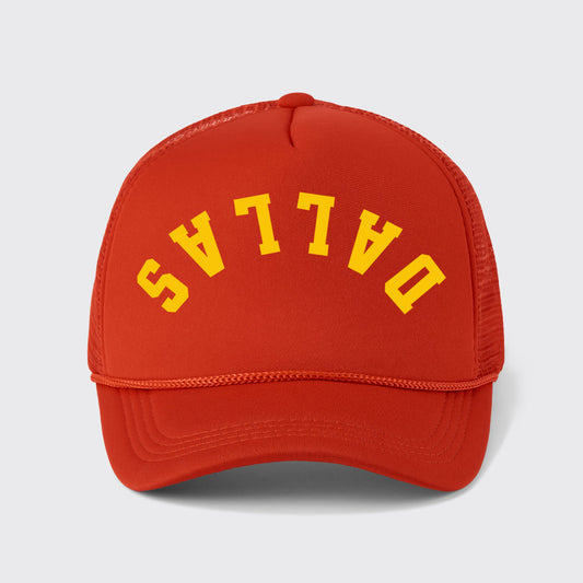 Upside Down Texas Team Trucker Hat