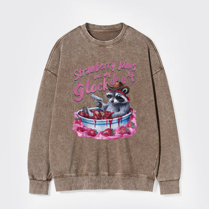 Let's Soak In The Strawberry Bath Washed Sweatshirts