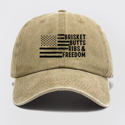 Bbq Gifts For Men, American Washed Baseball Cap