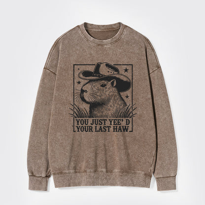 Goodbye, My Partner Washed Sweatshirts