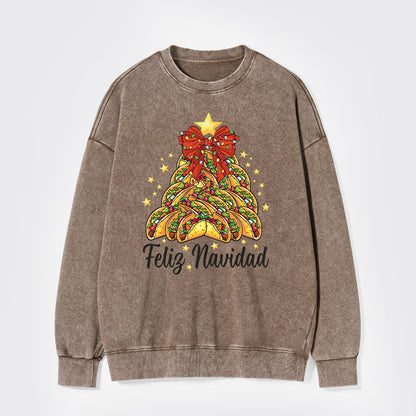 Mexican Food Washed Sweatshirts