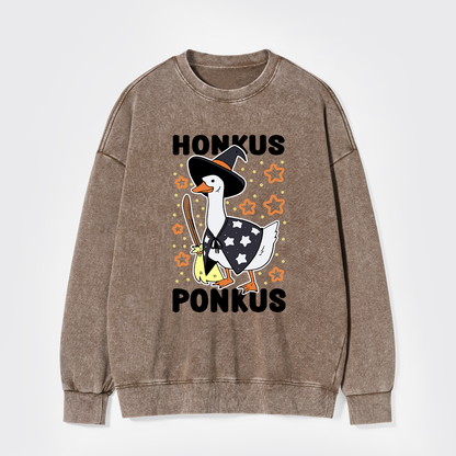 Honkus Ponkus Washed Sweatshirts