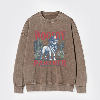 Woofdy Partner Washed Sweatshirts