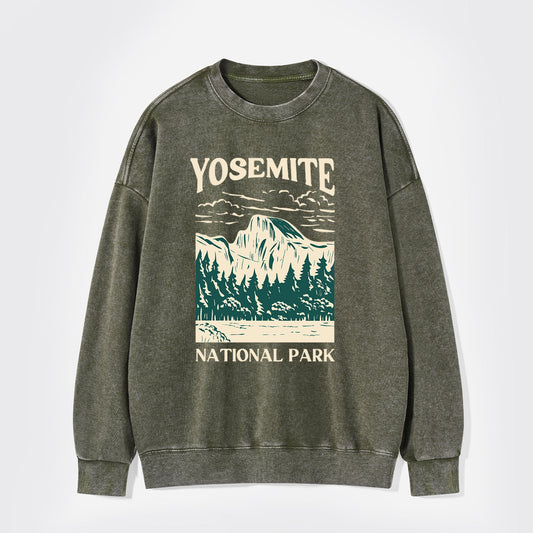 Yosemite Hiking Washed Sweatshirts
