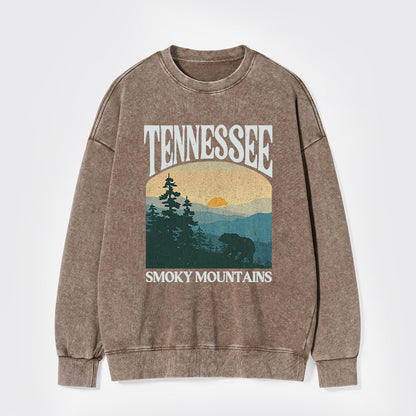 Tennessee Smoky Mountains Washed Sweatshirts