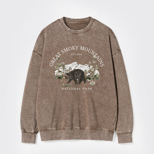Great Smoky Mountains National Park EST.1940 Washed Sweatshirts