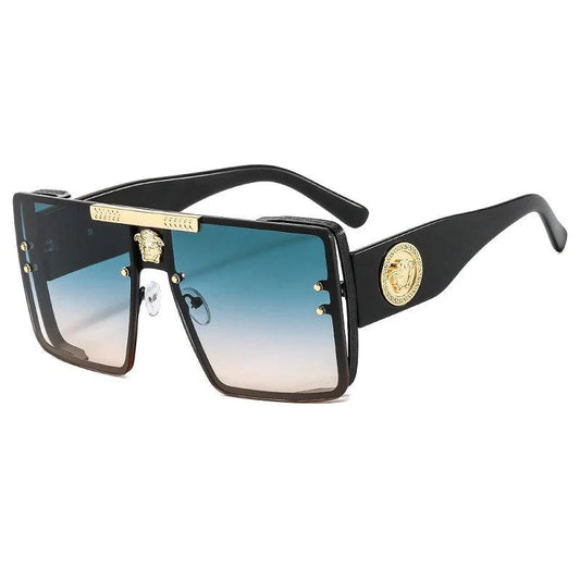 Fashion Generous Frame Glasses Personalized Metal Sunglasses 1024030805