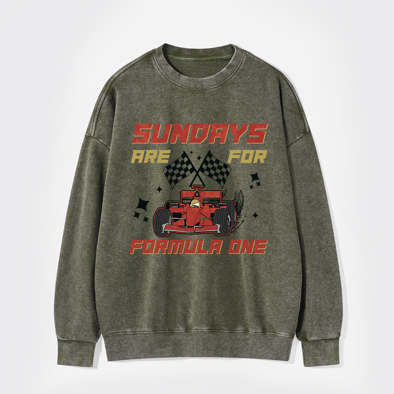 Sundays Are For F1 Racing Washed Sweatshirts