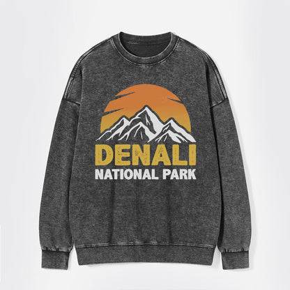 Denali National Park Washed Sweatshirts