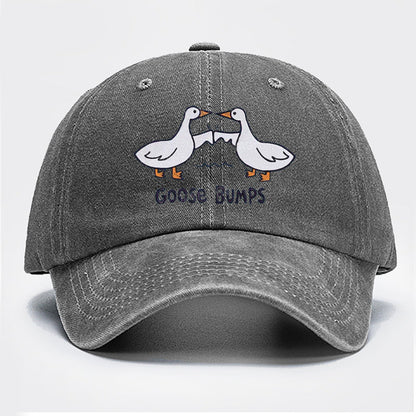 Goose Bump Embroidered Baseball Cap