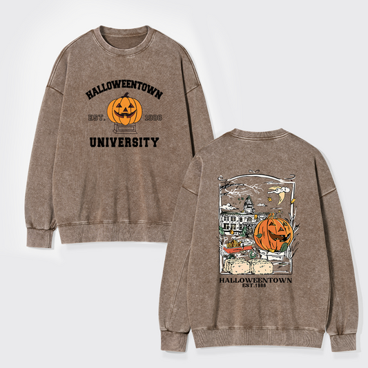 Halloweentown EST.1998 Washed Sweatshirts