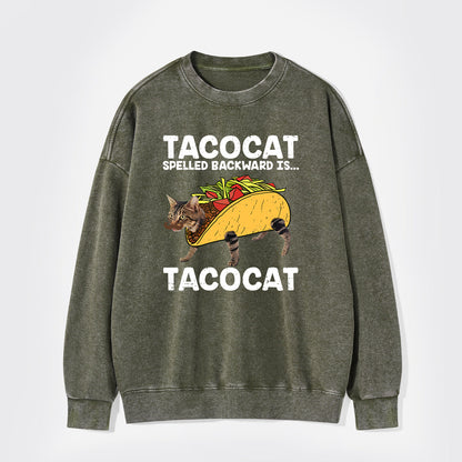 Vintage Taco & Cat Washed Sweatshirts