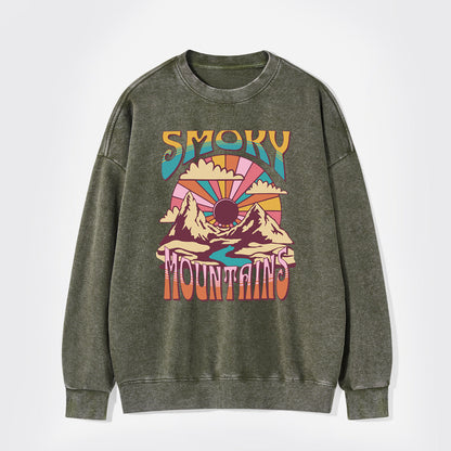 Great Smoky Mountains Washed Sweatshirts