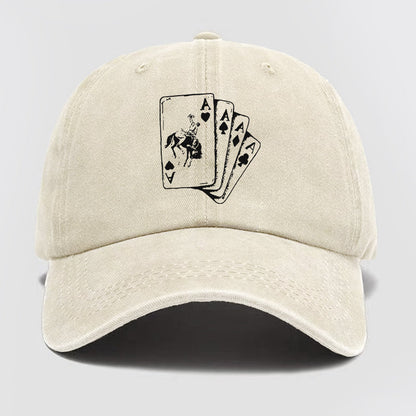 Ace Cowboy Punchy Washed Baseball Cap