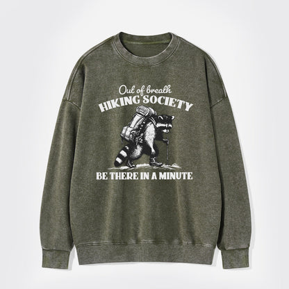 Out of Breath Hiking Society Washed Sweatshirts