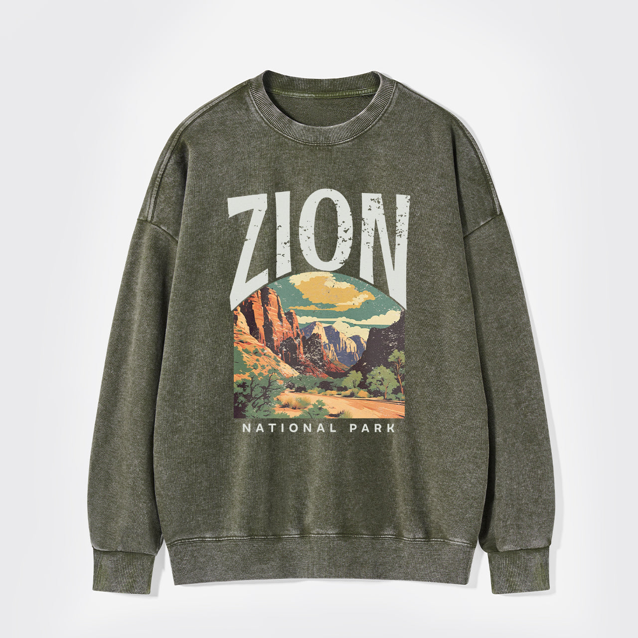Zion National Park Washed Sweatshirts