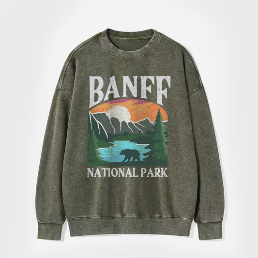 Rockies Banff National Park Washed Sweatshirts