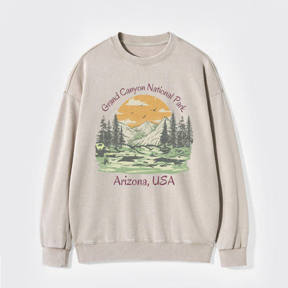 Grand Canyon National Park Washed Sweatshirts