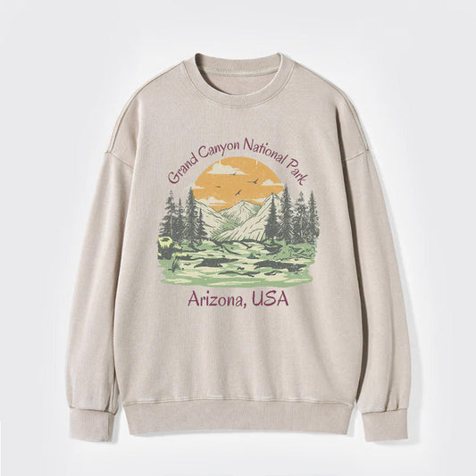 Grand Canyon National Park Washed Sweatshirts