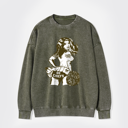 Go Chiefs Washed Sweatshirts