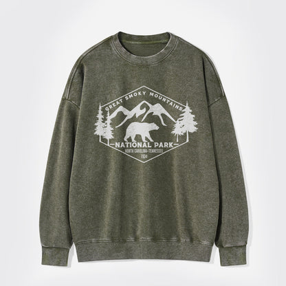 Great Smoky Mountains Washed Sweatshirts