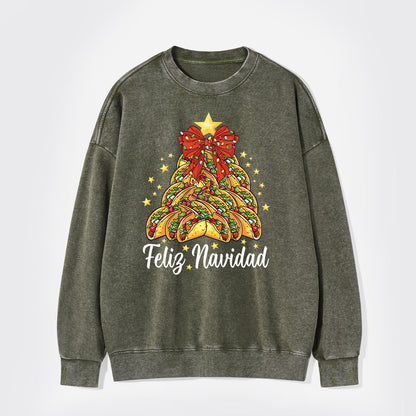 Mexican Food Washed Sweatshirts
