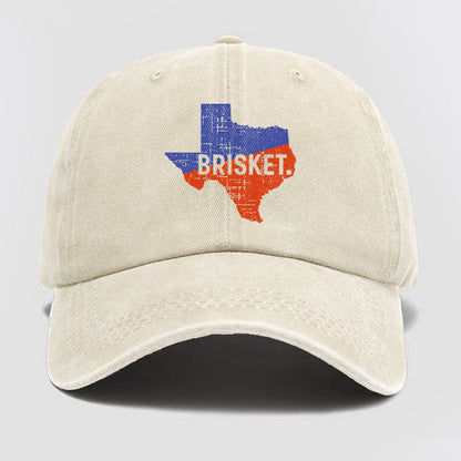 Texas Brisket Cowboy Washed Baseball Cap