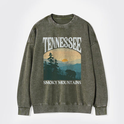 Tennessee Smoky Mountains Washed Sweatshirts