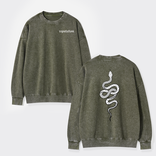 Reputation Look What You Made Me Do Washed Sweatshirts