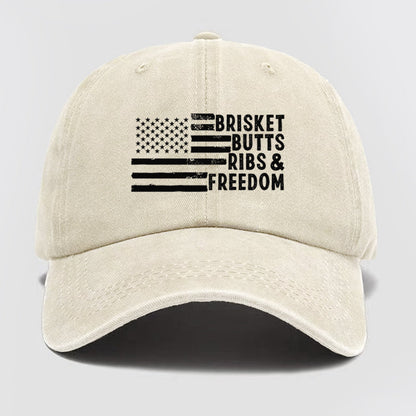 Bbq Gifts For Men, American Washed Baseball Cap
