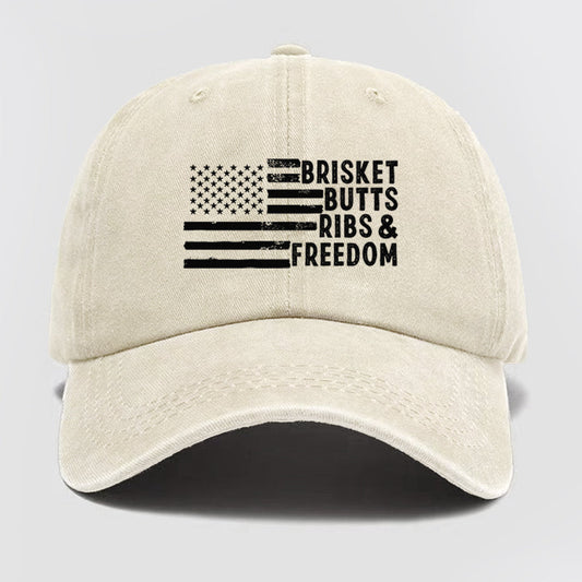 Bbq Gifts For Men, American Washed Baseball Cap