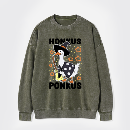 Honkus Ponkus Washed Sweatshirts