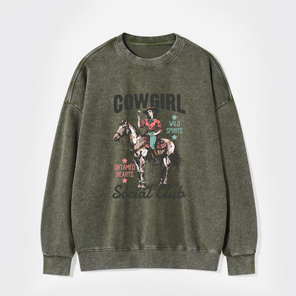 Cowgirl Social Club Washed Sweatshirts