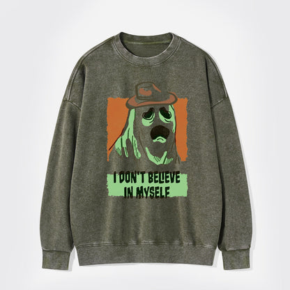 Halloween Ghosts in Therapy Washed Sweatshirts