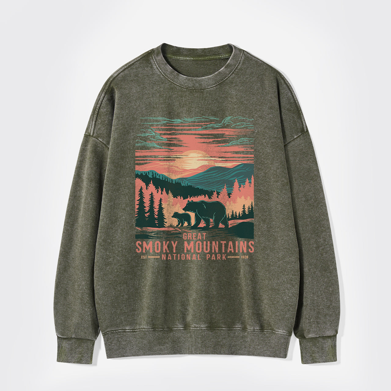 Tennessee Vacation Trip Washed Sweatshirts