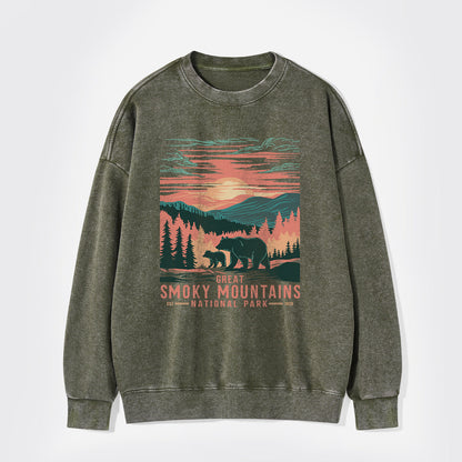 Tennessee Vacation Trip Washed Sweatshirts