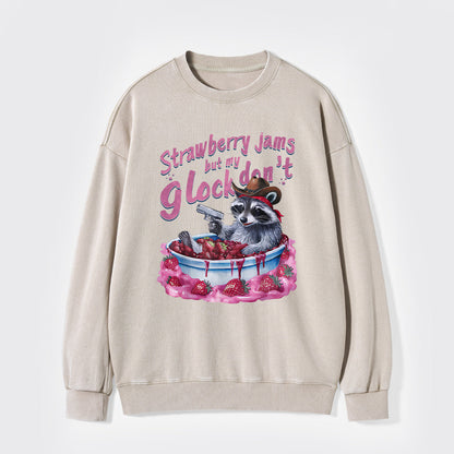Let's Soak In The Strawberry Bath Washed Sweatshirts
