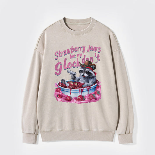 Let's Soak In The Strawberry Bath Washed Sweatshirts