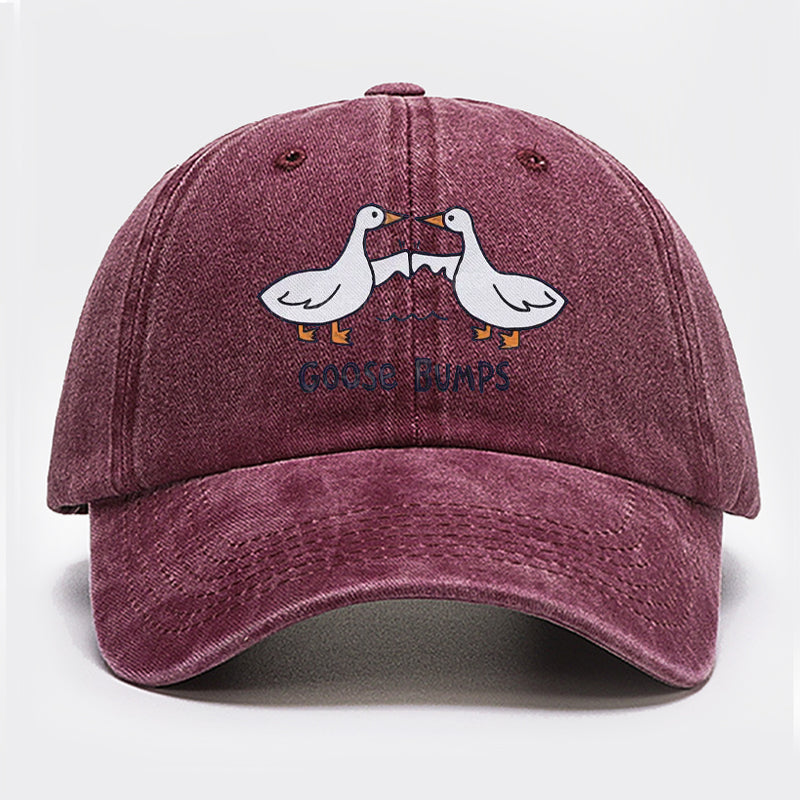 Goose Bump Embroidered Baseball Cap