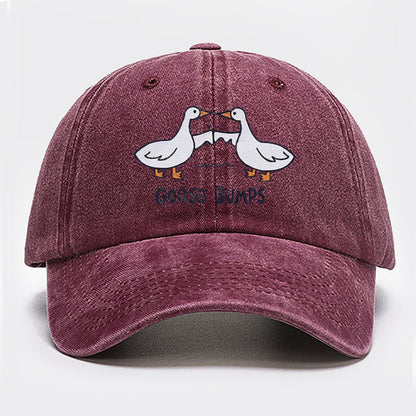 Goose Bump Embroidered Baseball Cap