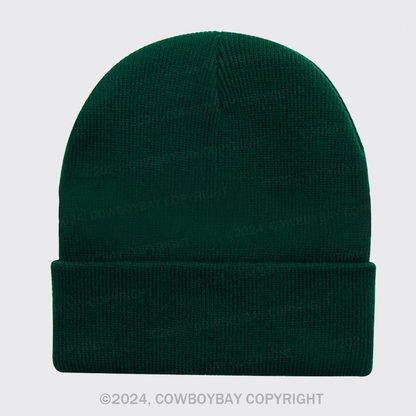 Solid Color Light Plate Knitted Beanie